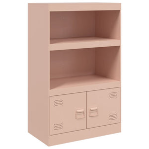 vidaXL Sideboard Pink 67x39x107 cm Steel