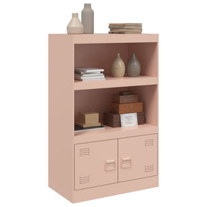 vidaXL Sideboard Pink 67x39x107 cm Steel