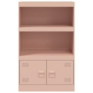 vidaXL Sideboard Pink 67x39x107 cm Steel