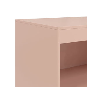 vidaXL Sideboard Pink 67x39x107 cm Steel