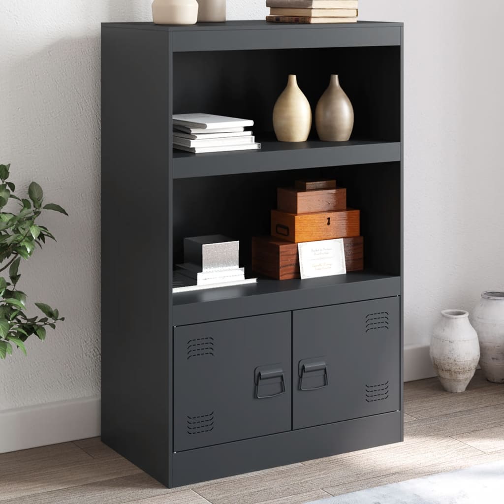 vidaXL Sideboard Anthracite 67x39x107 cm Steel