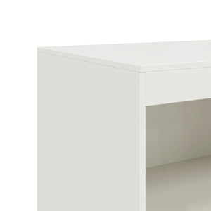 vidaXL Sideboard White 67x39x107 cm Steel