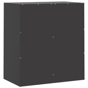 vidaXL Sideboard Black 67x39x73 cm Steel