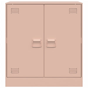 vidaXL Sideboard Pink 67x39x73 cm Steel