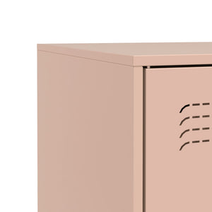 vidaXL Sideboard Pink 67x39x73 cm Steel