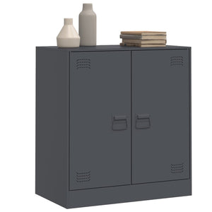 vidaXL Sideboard Anthracite 67x39x73 cm Steel