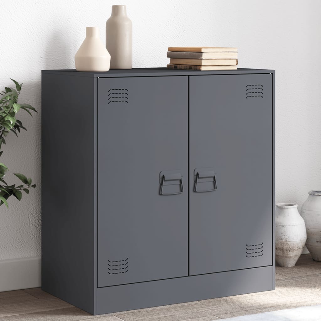 vidaXL Sideboard Anthracite 67x39x73 cm Steel