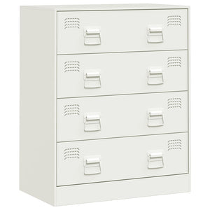 vidaXL Sideboard White 67x39x83 cm Steel