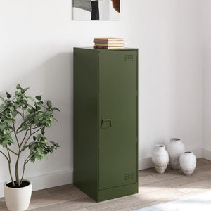 vidaXL Sideboard Olive Green 34.5x39x107 cm Steel