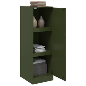 vidaXL Sideboard Olive Green 34.5x39x107 cm Steel