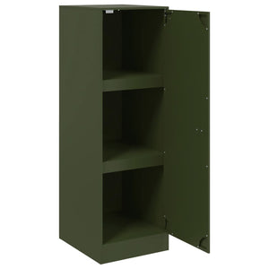 vidaXL Sideboard Olive Green 34.5x39x107 cm Steel