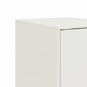 vidaXL Sideboard White 34.5x39x107 cm Steel