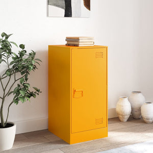 vidaXL Sideboard Mustard Yellow 34.5x39x73 cm Steel