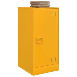 vidaXL Sideboard Mustard Yellow 34.5x39x73 cm Steel