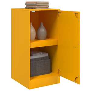 vidaXL Sideboard Mustard Yellow 34.5x39x73 cm Steel