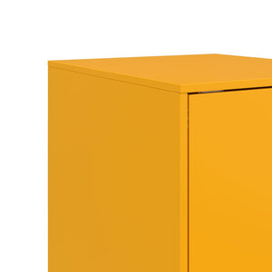 vidaXL Sideboard Mustard Yellow 34.5x39x73 cm Steel