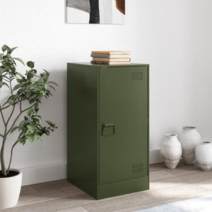 vidaXL Sideboard Olive Green 34.5x39x73 cm Steel