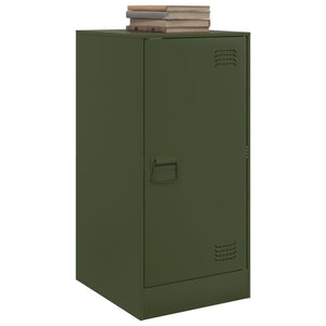 vidaXL Sideboard Olive Green 34.5x39x73 cm Steel