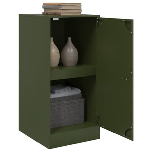 vidaXL Sideboard Olive Green 34.5x39x73 cm Steel