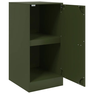 vidaXL Sideboard Olive Green 34.5x39x73 cm Steel