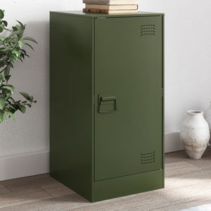 vidaXL Sideboard Olive Green 34.5x39x73 cm Steel