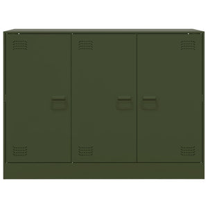 vidaXL Sideboard Olive Green 99x39x73 cm Steel