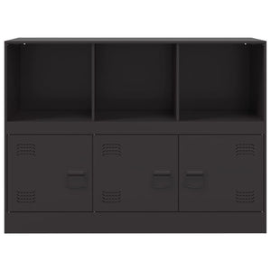 vidaXL Sideboard Black 99x39x73 cm Steel