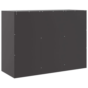 vidaXL Sideboard Black 99x39x73 cm Steel