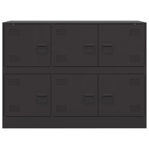 vidaXL Sideboard Black 99x39x73 cm Steel