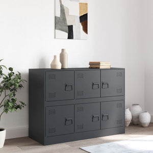 vidaXL Sideboard Anthracite 99x39x73 cm Steel