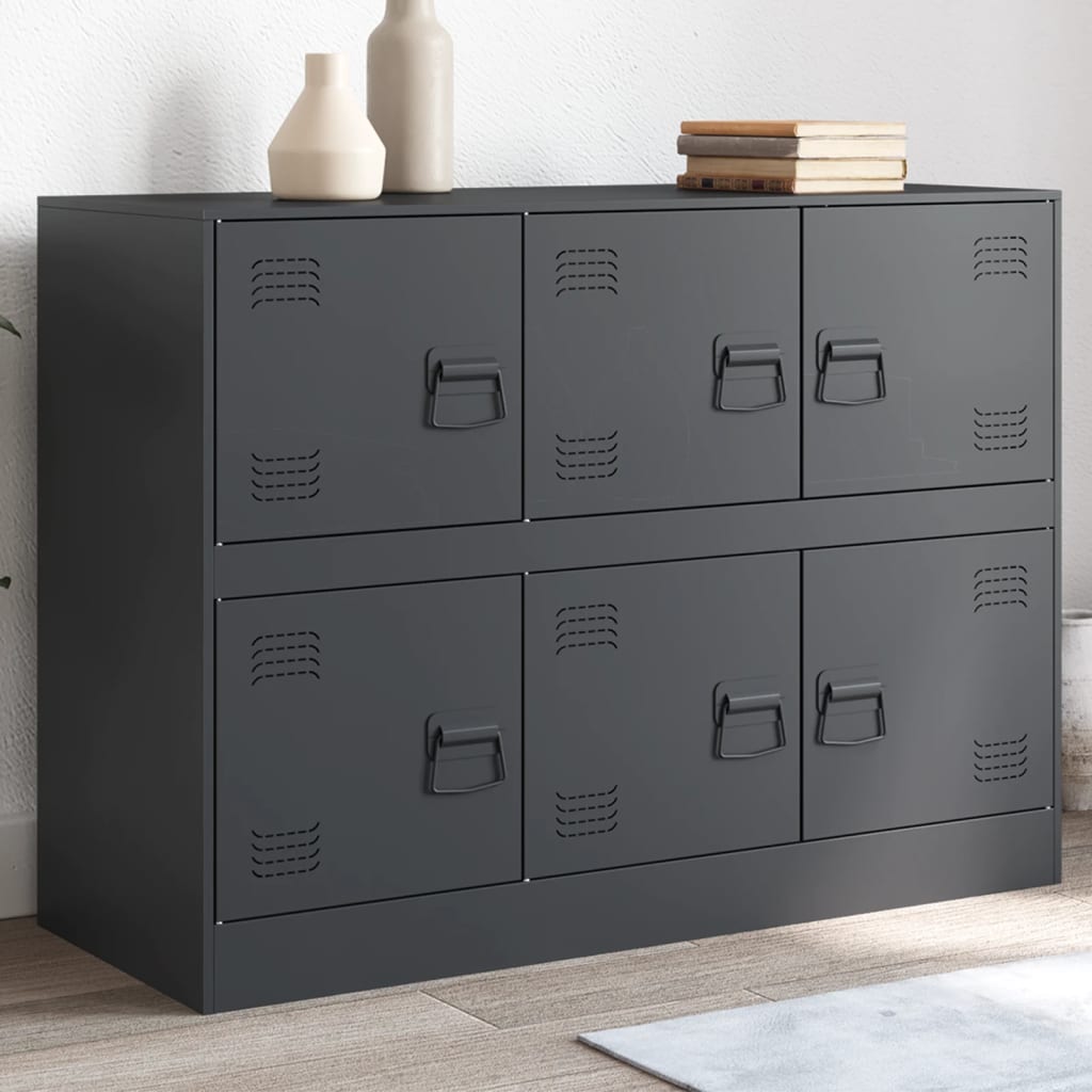 vidaXL Sideboard Anthracite 99x39x73 cm Steel