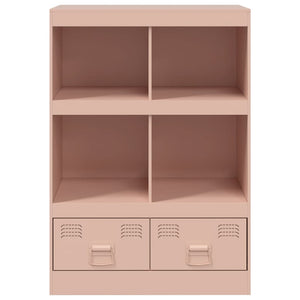 vidaXL Highboard Pink 67x39x95 cm Steel