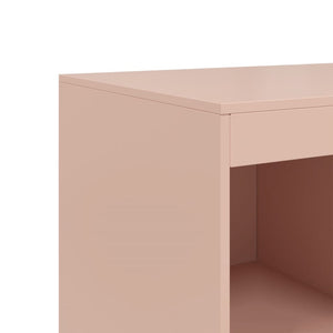 vidaXL Highboard Pink 67x39x95 cm Steel