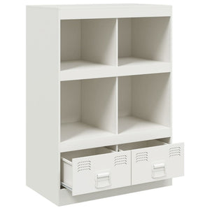 vidaXL Highboard White 67x39x95 cm Steel