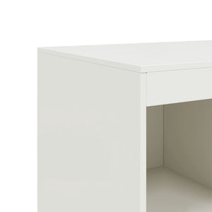 vidaXL Highboard White 67x39x95 cm Steel