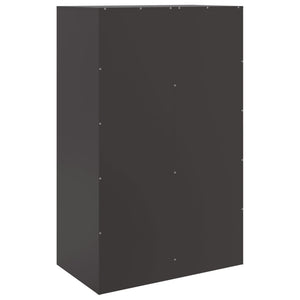 vidaXL Highboard Black 67x39x95 cm Steel