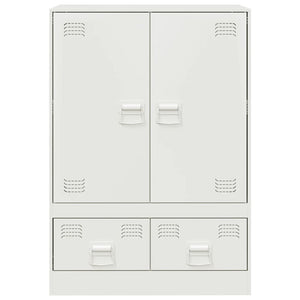 vidaXL Highboard White 67x39x95 cm Steel