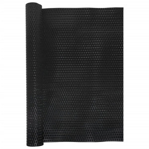 vidaXL Balcony Screen Black 300x80 cm Poly Rattan