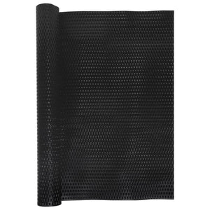 vidaXL Balcony Screen Black 1000x80 cm Poly Rattan