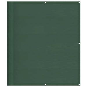 vidaXL Balcony Screen Dark Green 120x700 cm 100% Polyester Oxford