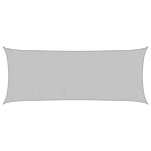 vidaXL Sun Shade Sail Light Grey 4.5x2 m 100% Polyester Oxford