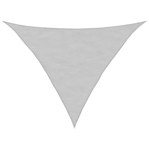 vidaXL Sun Shade Sail Light Grey 3x3x4.24 m 100% Polyester Oxford