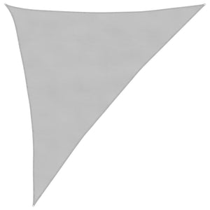 vidaXL Sun Shade Sail Light Grey 3x4x5 m 100% Polyester Oxford