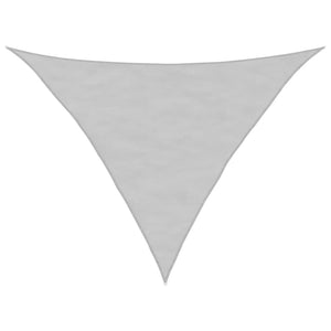 vidaXL Sun Shade Sail Light Grey 3.5x3.5x4.9 m 100% Polyester Oxford