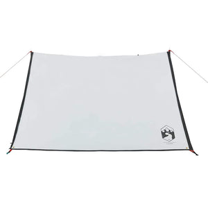 vidaXL Camping Tent 2-Person White Blackout Fabric Waterproof