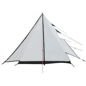 vidaXL Camping Tent 2-Person White Blackout Fabric Waterproof