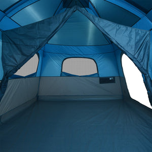 vidaXL Family Tent Cabin 10-Person Blue Waterproof