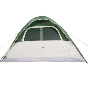 vidaXL Family Tent Dome 6-Person Green Waterproof