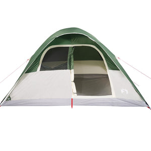 vidaXL Family Tent Dome 6-Person Green Waterproof