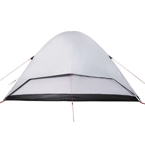 vidaXL Family Tent Dome 6-Person White Blackout Fabric Waterproof